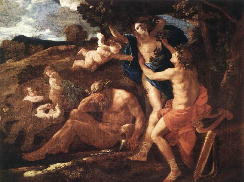 Nicolas Poussin Apollo and Daphne 1625Oil on canvas